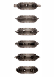 Zero Tolerance Cockstars Cock Ring Kit - Smoke - 6 Piece Kit